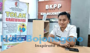 Kepala Bidang Pengadaan Pemberhentian dan Informasi Aparatur BKPP Kabupaten Bojonegoro, Daniar Surya Adi Permana.(istimewa)