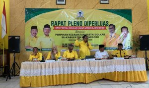 Rapat Pleno Dewan Pimpinan Daerah (DPD) Partai Golkar Kab. Bojonegoro
