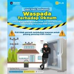 Poster himbauan waspada oknum gadungan petugas pln