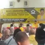Fraksi Partai Golkar sekaligus anggota Komisi B, Sigit Kushariyanto, menggelar kegiatan reses masa sidang I tahun 2026 di Gedung PEPABRI Bojonegoro, Jumat (6/2/2026)