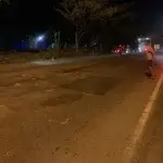 Tambalan Aspal Diduga Asal Jadi di Jalan Nasional Bojonegoro Kembali Makan Korban