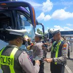 Polres Bojonegoro Lakukan Ramp Check di 9 Pool Bus