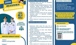 Pemkab Bojonegoro Buka Pendaftaran Beasiswa 2026