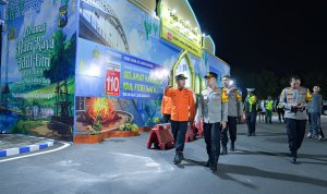 Kapolres Bojonegoro Tinjau Pos Yan Operasi Ketupat Semeru