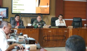 Rapat Kerja Komisi B DPRD dan Kodim 0813 Bojonegoro