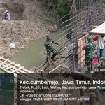 ​Percepat Konektivitas, Kodim 0813 Bojonegoro Garap 10 Jembatan Perintis Garuda Secara Serentak