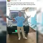 Tangkapan layar postingan facebook yang viral