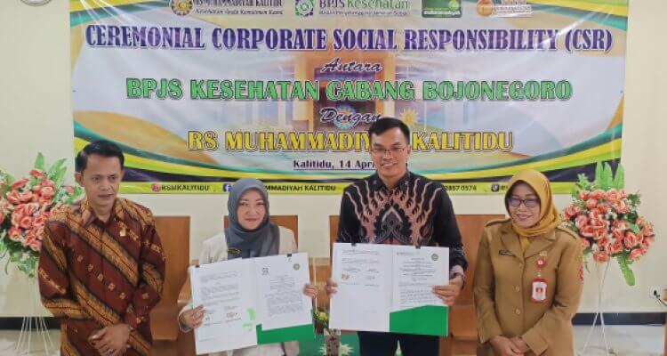 BPJS Kesehatan Gandeng RS Muhammadiyah Kalitidu Bojonegoro Salurkan CSR untuk Warga