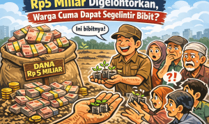 Rp5 Miliar Digelontorkan, Warga Cuma Dapat Segelintir Bibit