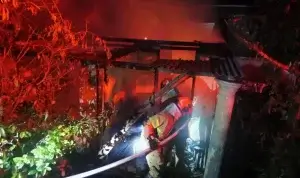 ODGJ Bakar Rumah Orang Tua di Kanor