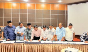 Pastikan Relawan Terlindungi JKN, Seluruh SPPG Bojonegoro Teken Komitmen dengan BPJS Kesehatan