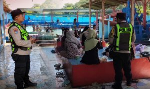 Polsek Sumberrejo Jaga Ketat Obyek Wisata Kolam Renang