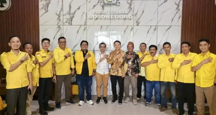 KPU Bojonegoro Sosialisasikan Pemutakhiran Data Parpol dan Evaluasi Penataan Dapil ke Partai Golkar