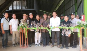 Bupati Setyo Wahono Resmikan Pabrik Pengolahan Porang di Sekar