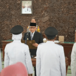 Bupati Setyo Wahono Lantik Lima Kepala Desa PAW