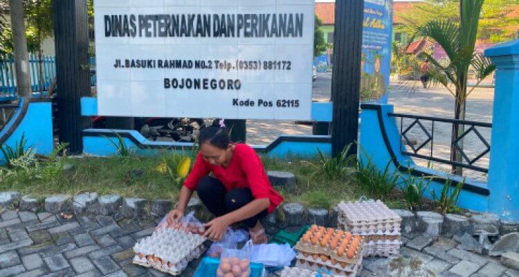 Genjot Pendapatan Peternak, Disnakkan Bojonegoro Gelar Pasar Telur GAYATRI