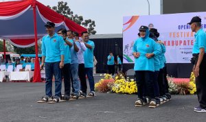 Bupati dan Wabup Bojonegoro Adu Kekompakan di Lomba Bakiak, Tandai Pembukaan Forkab 2026