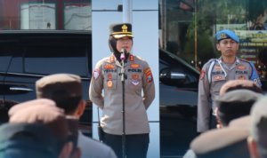 Kapolres Bojonegoro Pimpin Latihan Dalmas