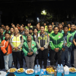 Polres Bojonegoro bersama Ojol Bojonegoro Gelar doa bersama