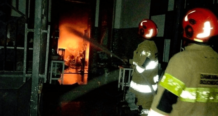 Ruko Dua Lantai di Pasar Kedungadem Terbakar