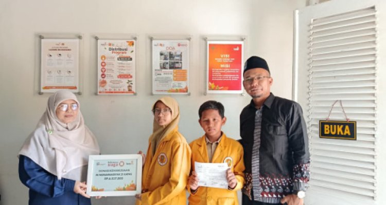 MI Muhammadiyah 21 Kapas Salurkan Donasi Rp6,5 Juta untuk Flores dan NTT