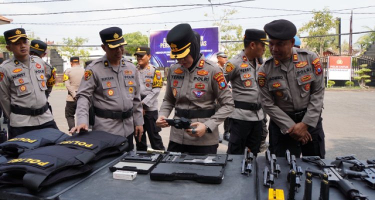 Polres Bojonegoro Cek Personel dan Sarpra