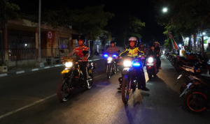 Polres Bojonegoro laksanakan razia malam kendaraan tanpa surat dan knalpot brong